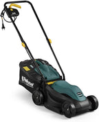 Tekna Cortador de Grama Elétrico LM320EBN1 1000W 127V – 3 Alturas de Corte, Lâmina 32cm e Recolhedor 30L – Trava de Segurança e Design Ergonômico