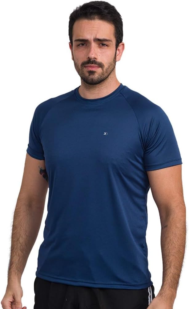 Kit 4 Camisas Dry-fit Sandrini Masculina Academia Treino Uv