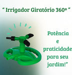 Irrigador Jardim Grama Gira 360 Graus Alto Alcance 12 Jatos