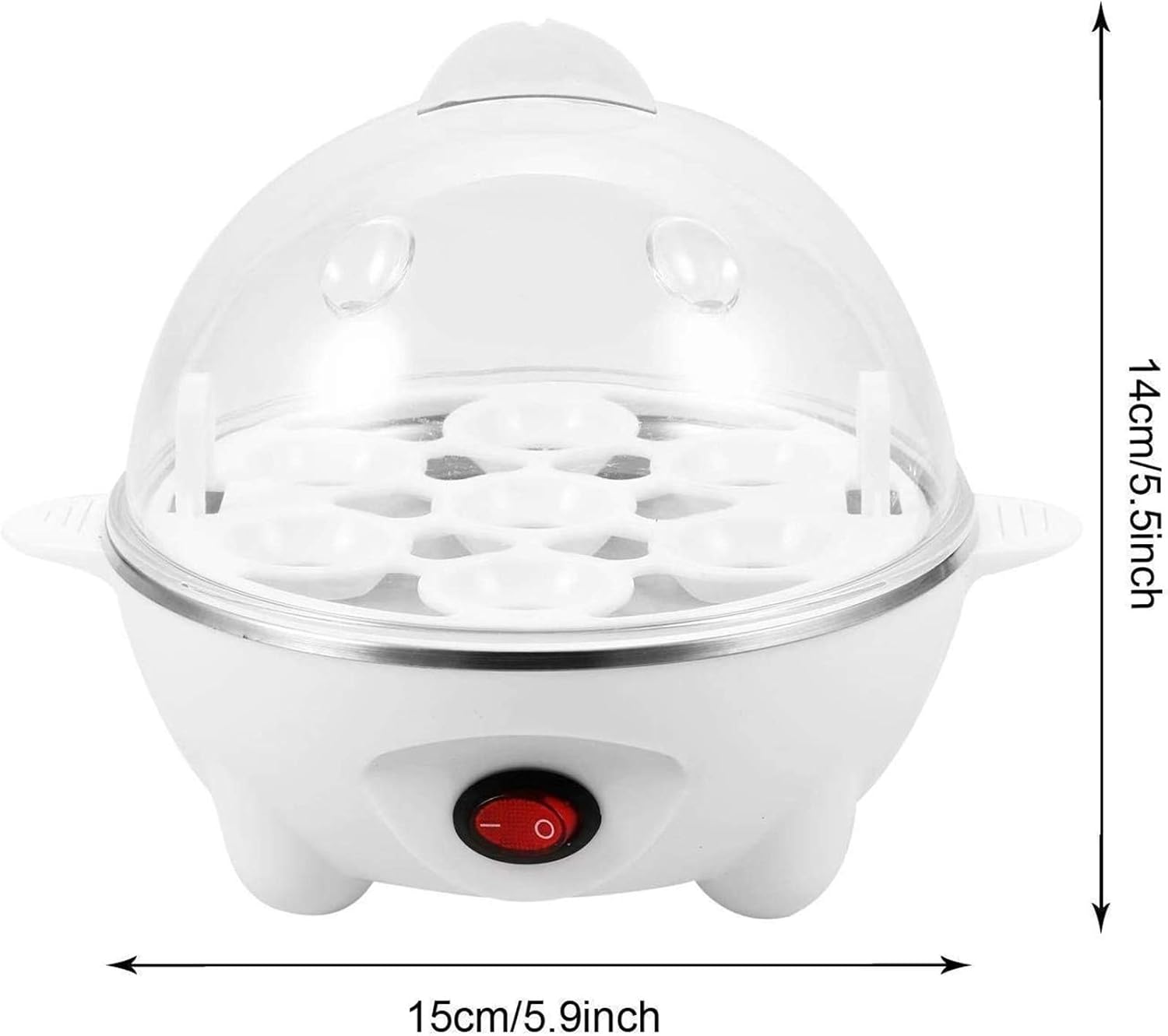 Cozedor Elétrico Vapor Cozinha Multi Funções Ovos Egg Cooker - Variada M7MIX