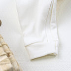 Combo 3 Macacão Minimalista para Bebês de 0 a 12 Meses - Tecido Respirável de Algodão, Abertura em Zíper