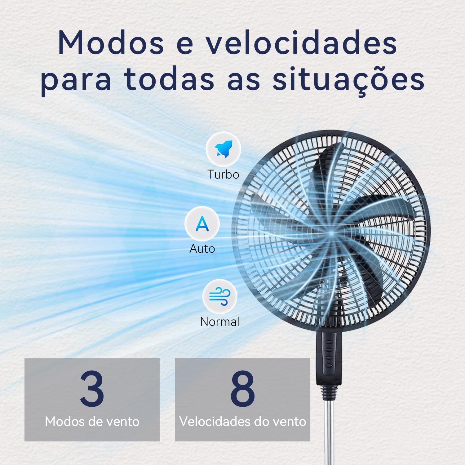 Ventilador de Coluna, Resfriamento, Silencioso, Design Slim para Casa Escritório (Preto, 110V, FS101)