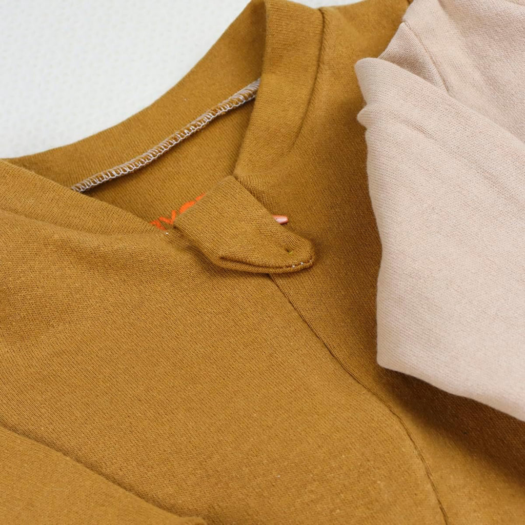 Combo 3 Macacão Minimalista para Bebês de 0 a 12 Meses - Tecido Respirável de Algodão, Abertura em Zíper